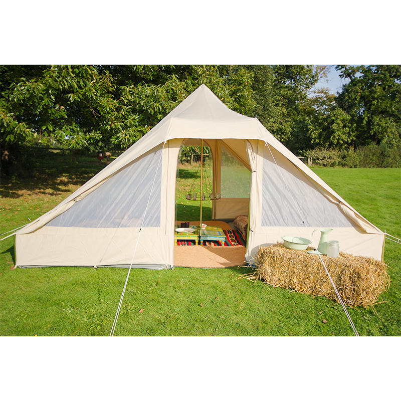 Tente de camping en toile Touareg Deluxe de 4,4 mètres