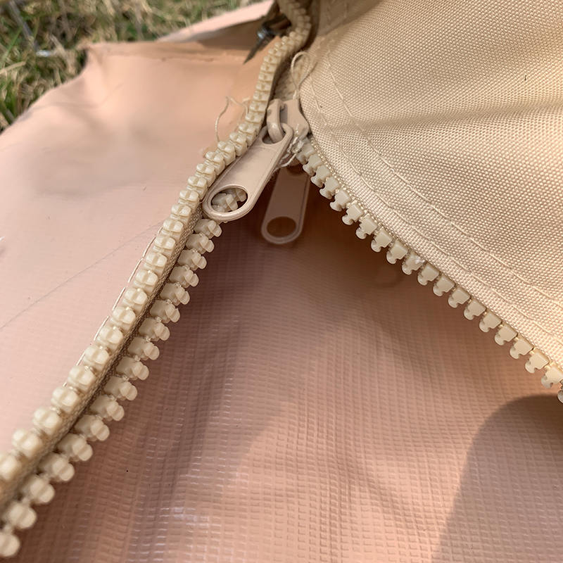 Tente de camping familiale en toile Tipi unipolaire de 4 mètres