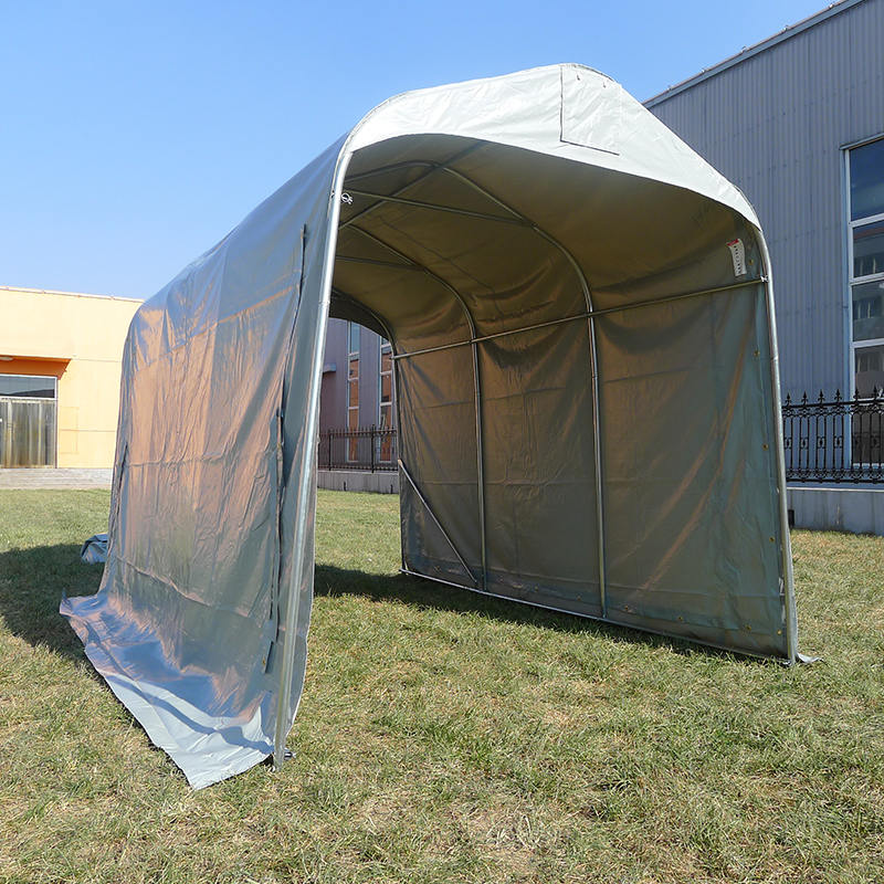 Tente de stockage portative de garage temporaire en PVC 2.44x3.66 (8