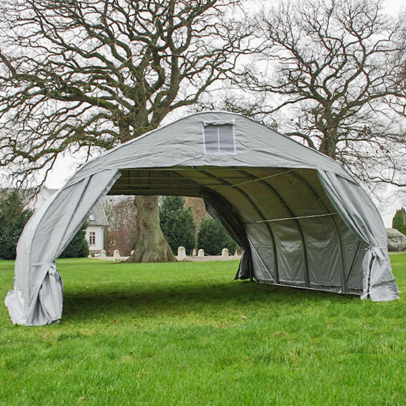 Abri de garage portable double en PVC extra large 5,6x6,1m (18