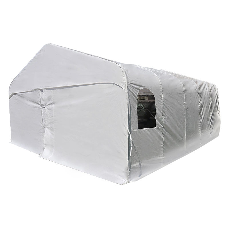 Garage portatif résistant d'abri de voiture double de PE de 6x6m (20 