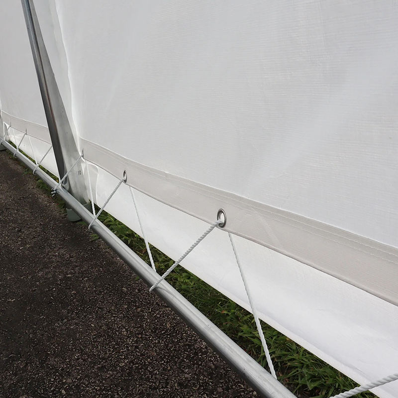 Garage portatif résistant d'abri de voiture double de PE de 6x6m (20 