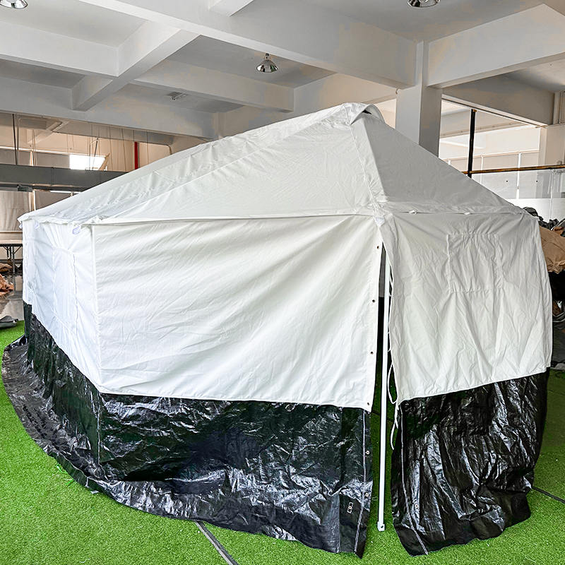 Tente familiale pliable toutes saisons, double, standard, CICR, FICR, HCR, 5 personnes