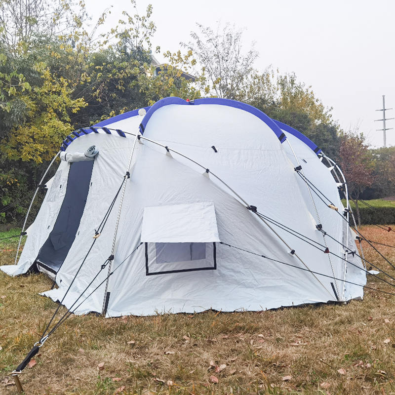 Tente dôme géodésique Tente familiale géodésique autonome pour 5 personnes