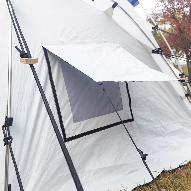 Tente dôme géodésique Tente familiale géodésique autonome pour 5 personnes