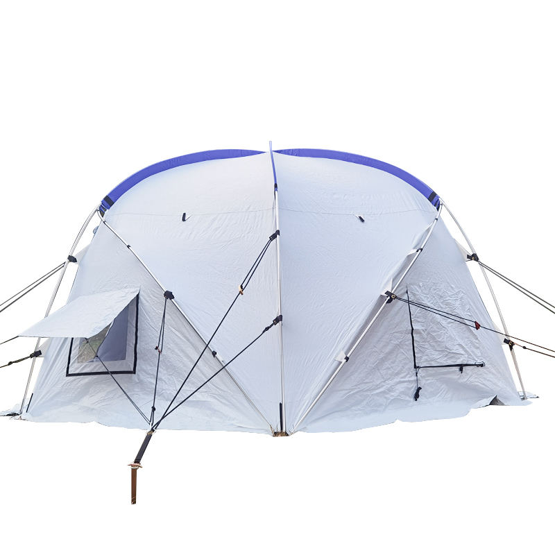 Tente dôme géodésique Tente familiale géodésique autonome pour 5 personnes