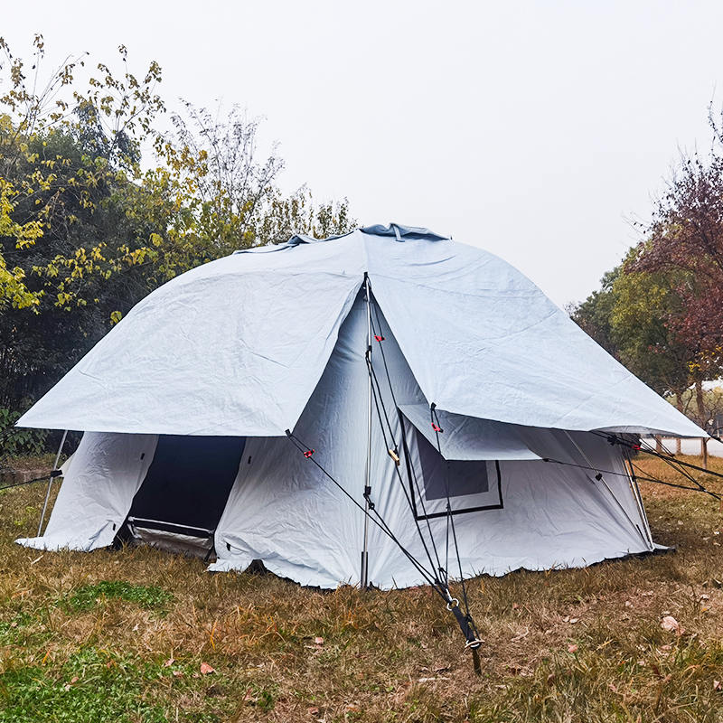Tente dôme géodésique Tente familiale géodésique autonome pour 5 personnes
