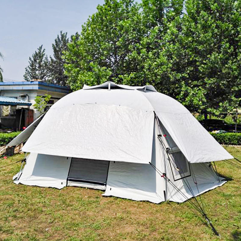 Tente dôme géodésique Tente familiale géodésique autonome pour 5 personnes