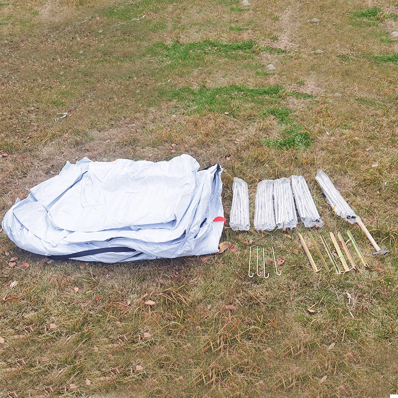 Tente dôme géodésique Tente familiale géodésique autonome pour 5 personnes