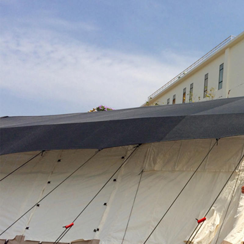 Tente de base de tente polyvalente standard MSF/CICR/FICR de 45 m² utilisée pour l'école, le bureau et la clinique
