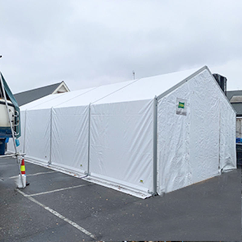 Unités de stockage mobiles de tente portative standard de la Fédération internationale/CICR/PAM/OIM de 6,5 x 8 m (MSU)
