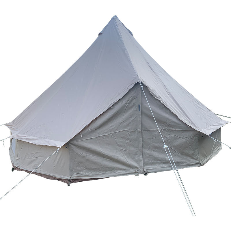 Tente cloche en toile de 4 m pour 4 personnes pour le camping familial