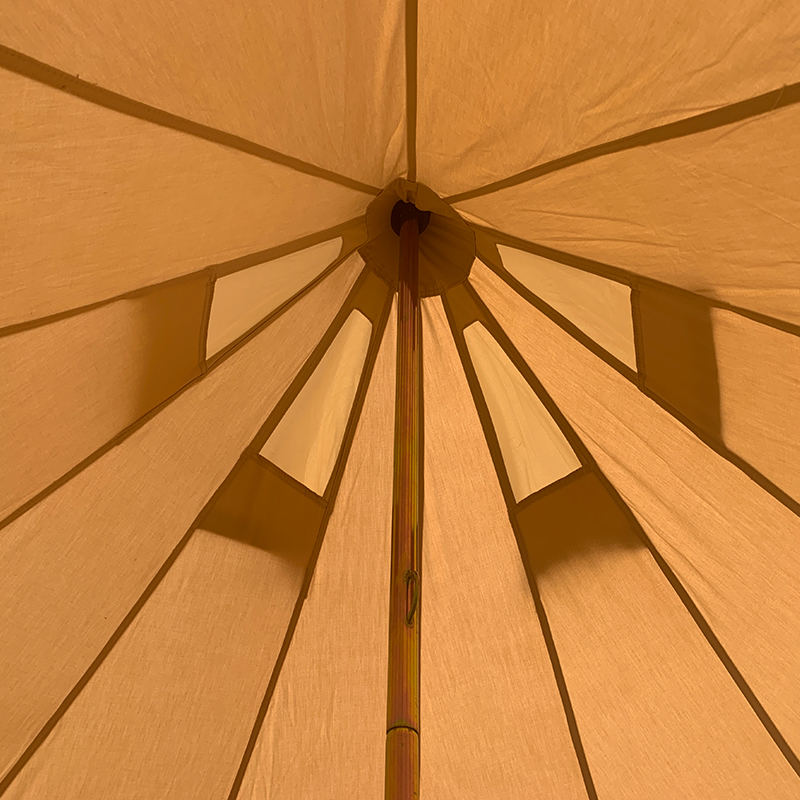 Tente cloche en toile de 4 m pour 4 personnes pour le camping familial