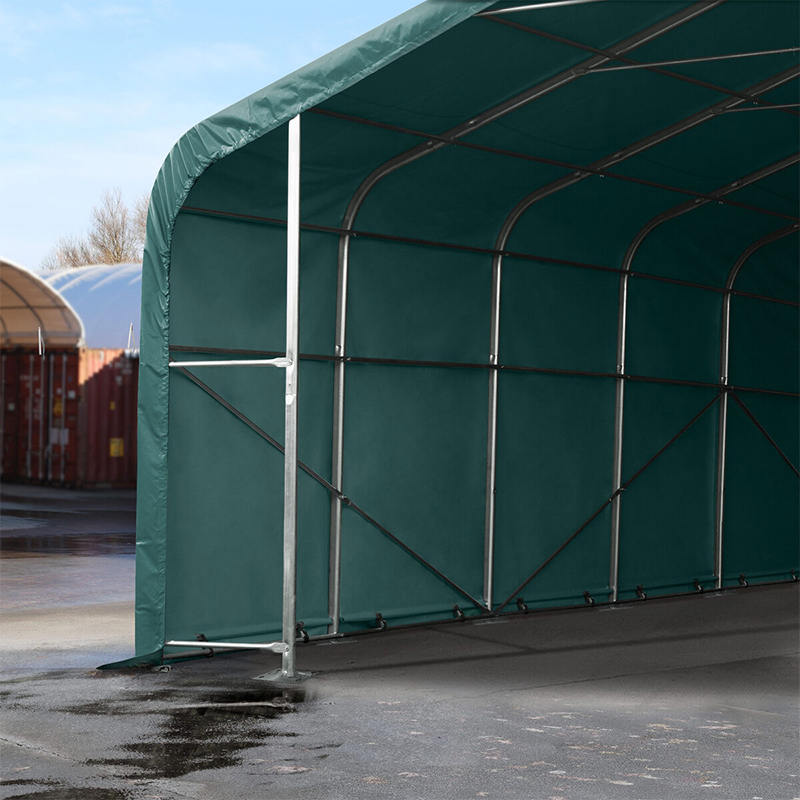 Hall de tente d'entrepôt temporaire de cadre en acier entièrement galvanisé de hauteur latérale de 6X6 2.6m