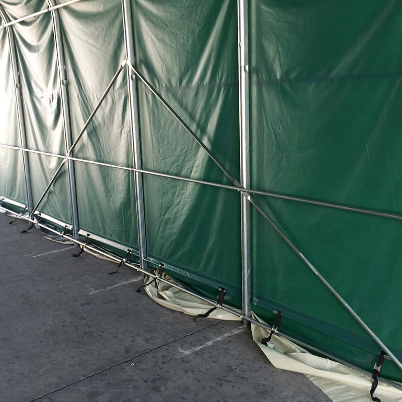 tentes industrielles résistantes à hautes températures de stockage d'entrepôt de hauteur latérale de 6X12 2.6m