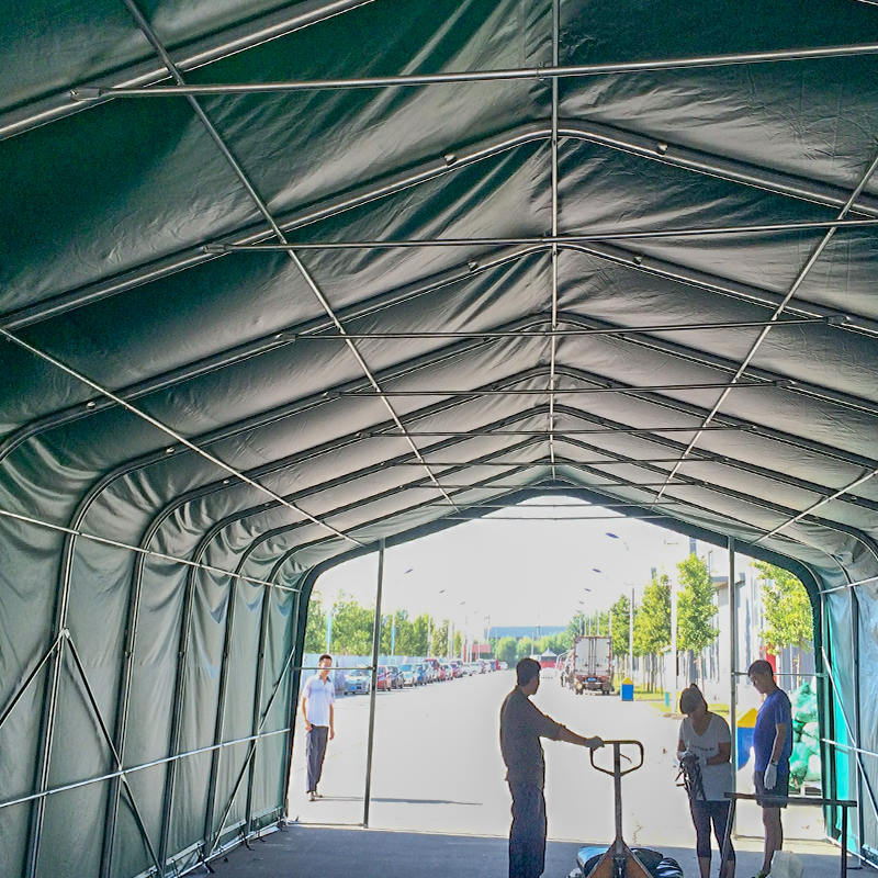 tentes industrielles résistantes à hautes températures de stockage d'entrepôt de hauteur latérale de 6X12 2.6m