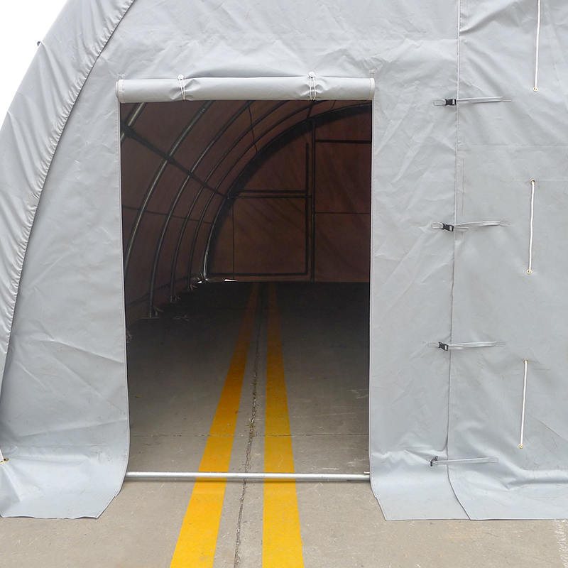 Tente de stockage arquée 9x12mx4,5, salle de tente arquée ronde