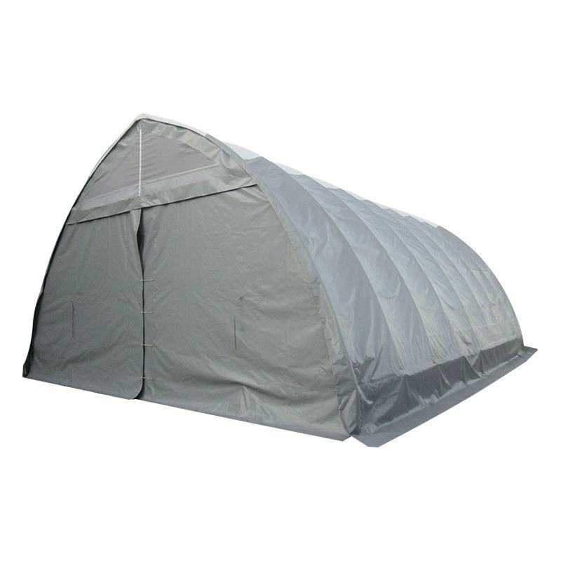 Tente de stockage arquée par flèche de 9x12m, hall de tente semi-circulaire