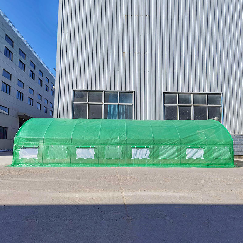 serre chaude élevée de tunnel de Roundtop de tunnels d'aluminium de 4x8x2m