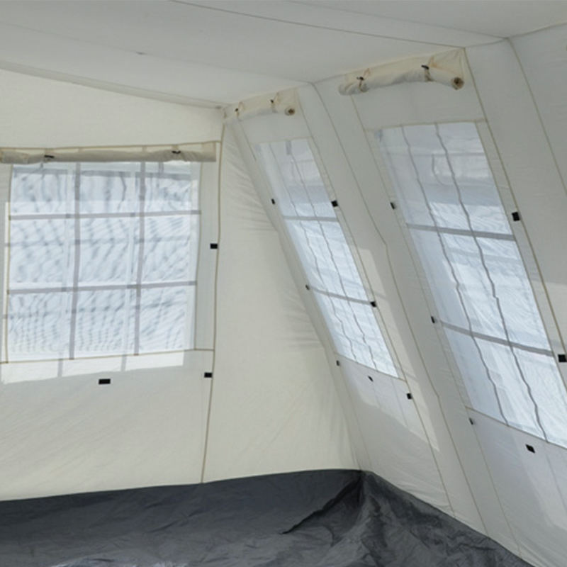 Tente Huggy stabilisée aux UV, abri temporaire polyvalent standard de l'UNICEF, 72 m²