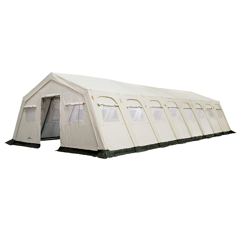 Tente Huggy stabilisée aux UV, abri temporaire polyvalent standard de l'UNICEF, 72 m²