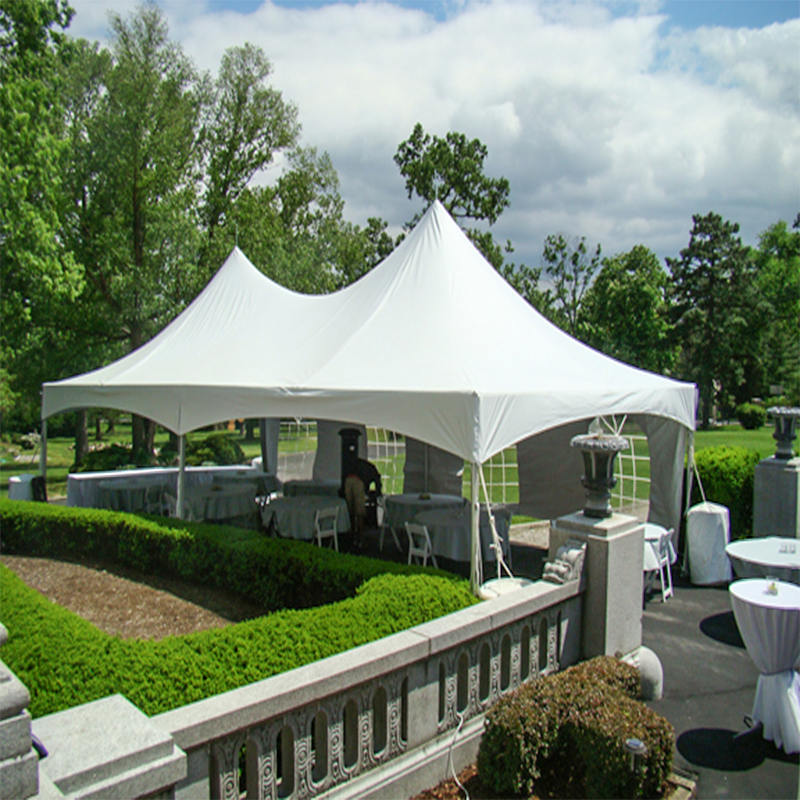(6x12m) Tente de fête en PVC durable Pinnacle en aluminium de tente à pic élevé de 20 