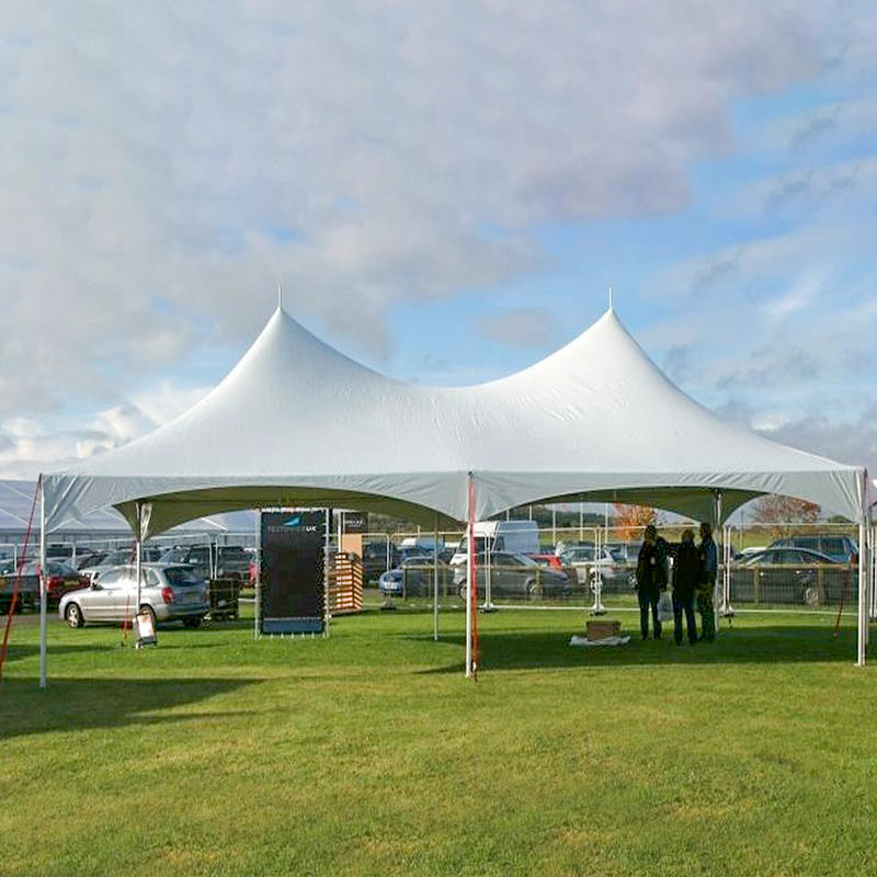 (6x12m) Tente de fête en PVC durable Pinnacle en aluminium de tente à pic élevé de 20 