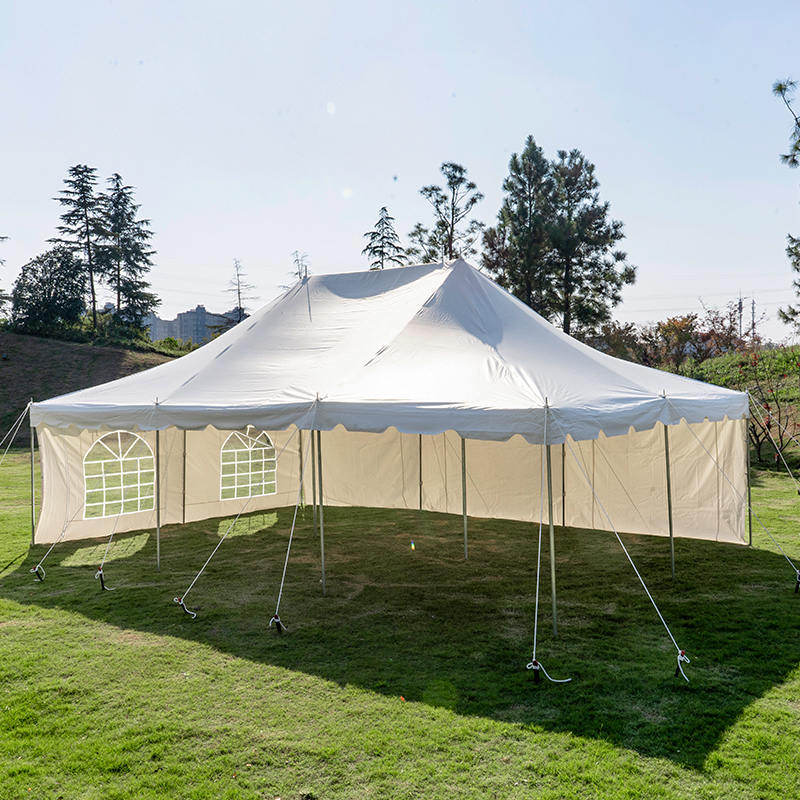 Tente à auvent blanc en PVC de 20 