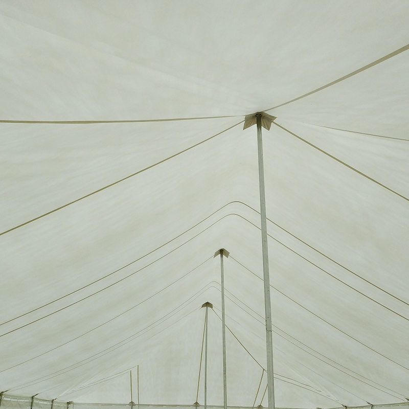 Tente de poteau robuste en PVC traditionnel de 9x18 m