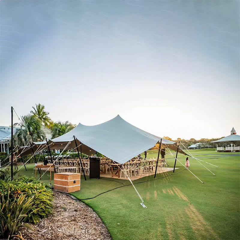 Tente extensible flexible résistante aux UV de 8x10 m