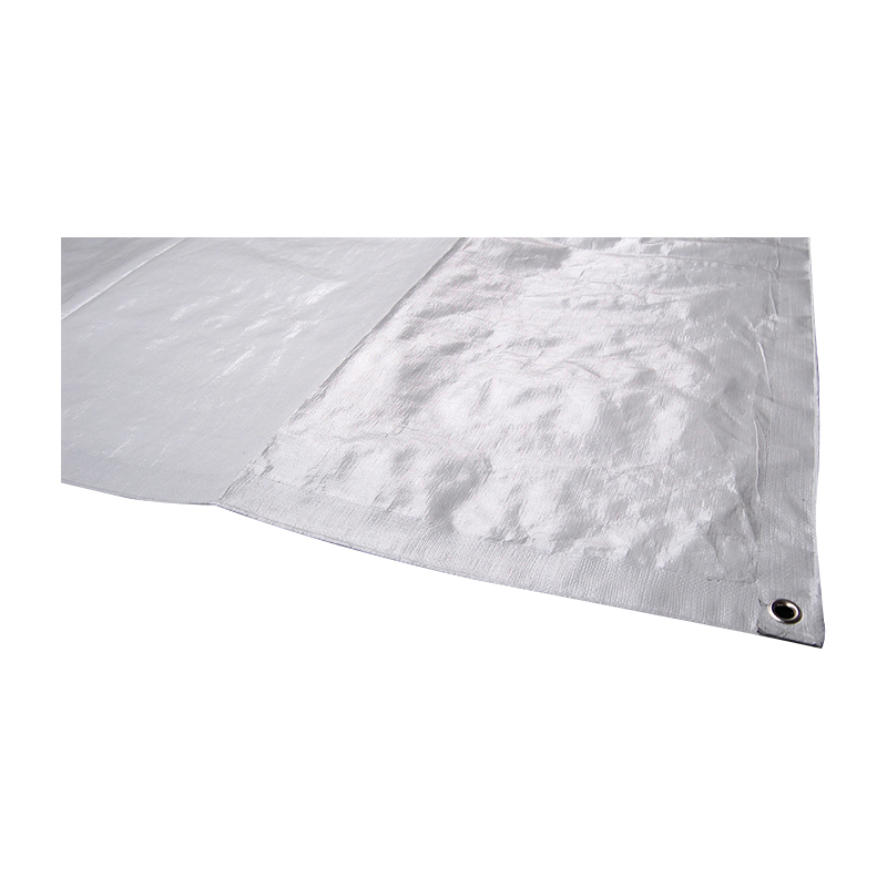 Bâche en plastique noir HDPE tissé 4x50m