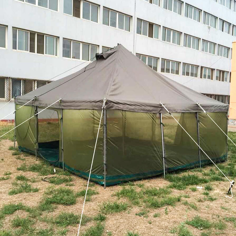 Tente militaire de 4,8 x 4,8 m - Type tropical
