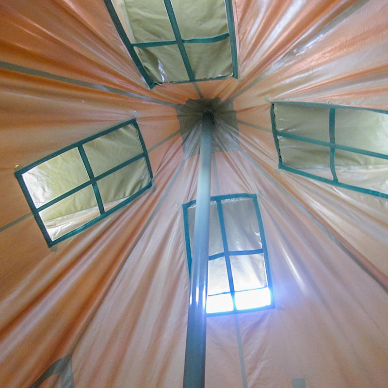 tente de secours en cas de catastrophe de tente d'armée de toile de 5x5m 8-12 personnes