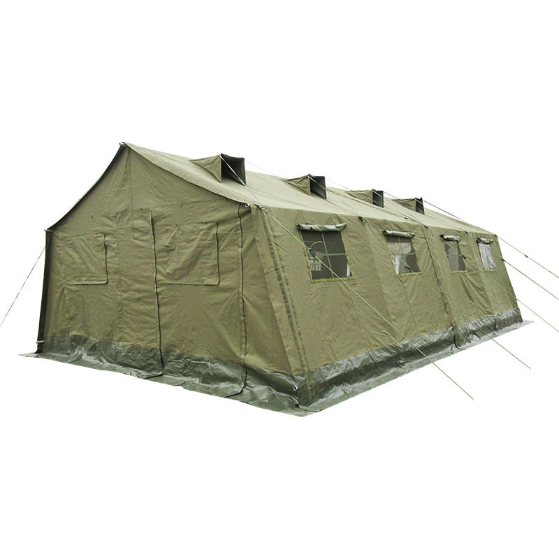 Tente militaire modulaire en toile de 5,6x4 m