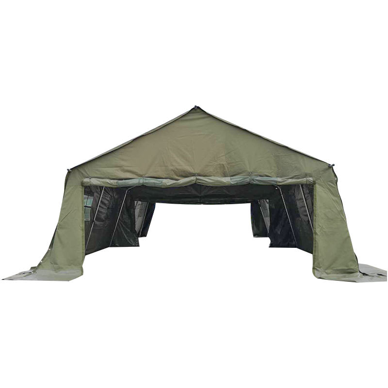 Tente militaire modulaire en toile de 5,6x4 m
