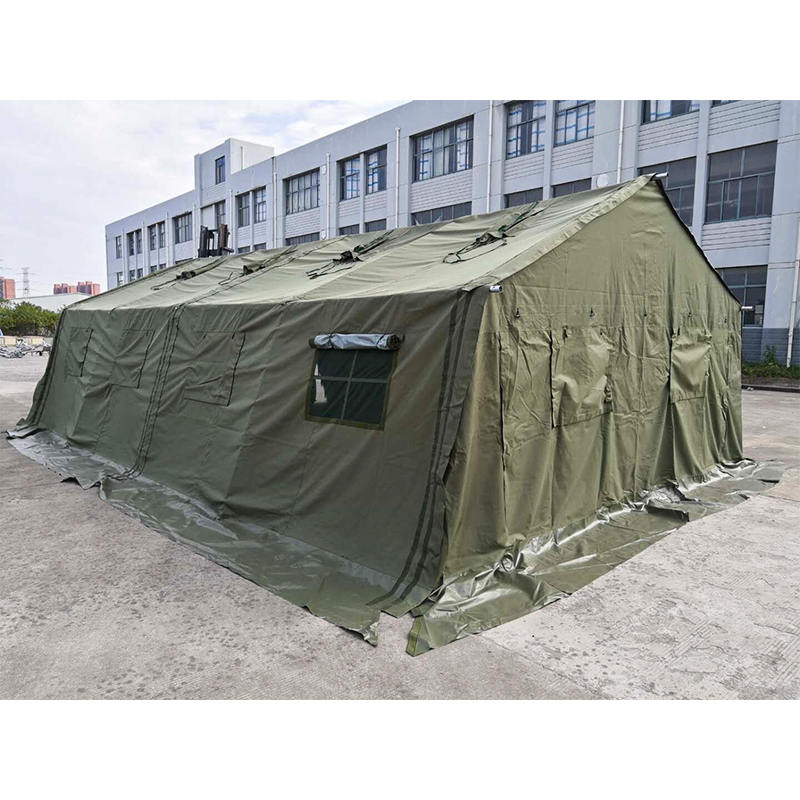 Tente militaire modulaire en toile de 5,6x4 m