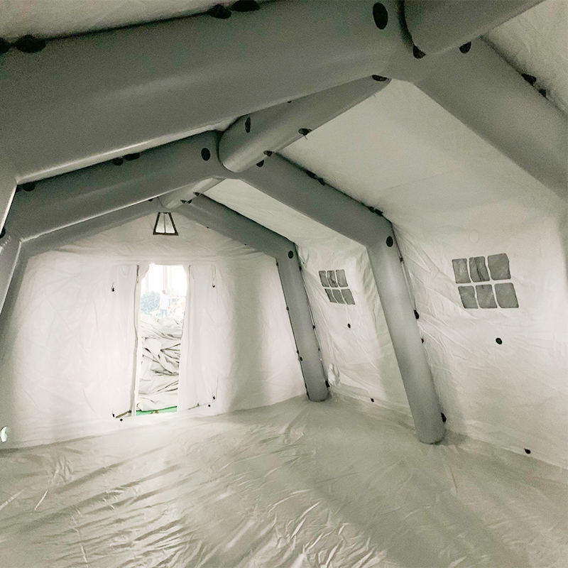 Tente gonflable moyenne polyvalente à déploiement rapide, basse pression, 5.6x7.55m