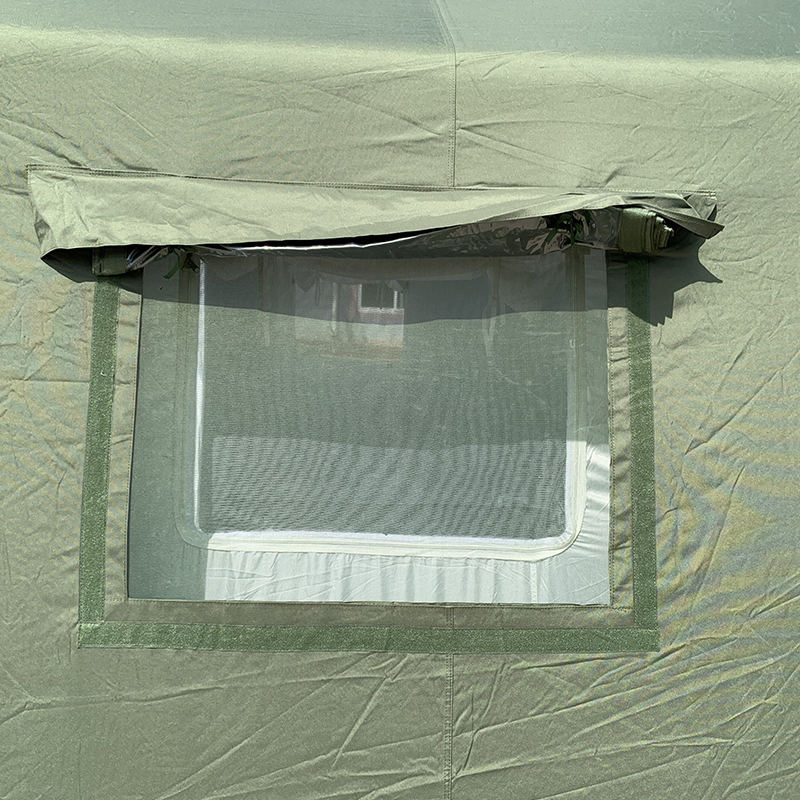 Tente gonflable de commandement militaire à déploiement rapide de 30 m²