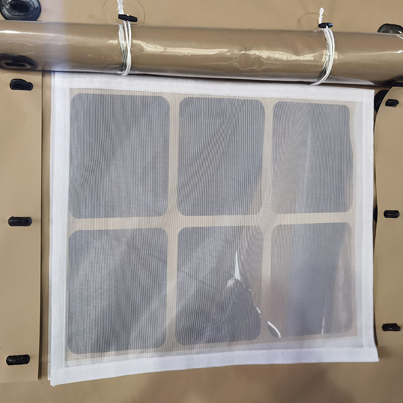 Tente gonflable polyvalente à déploiement rapide de 42 m²