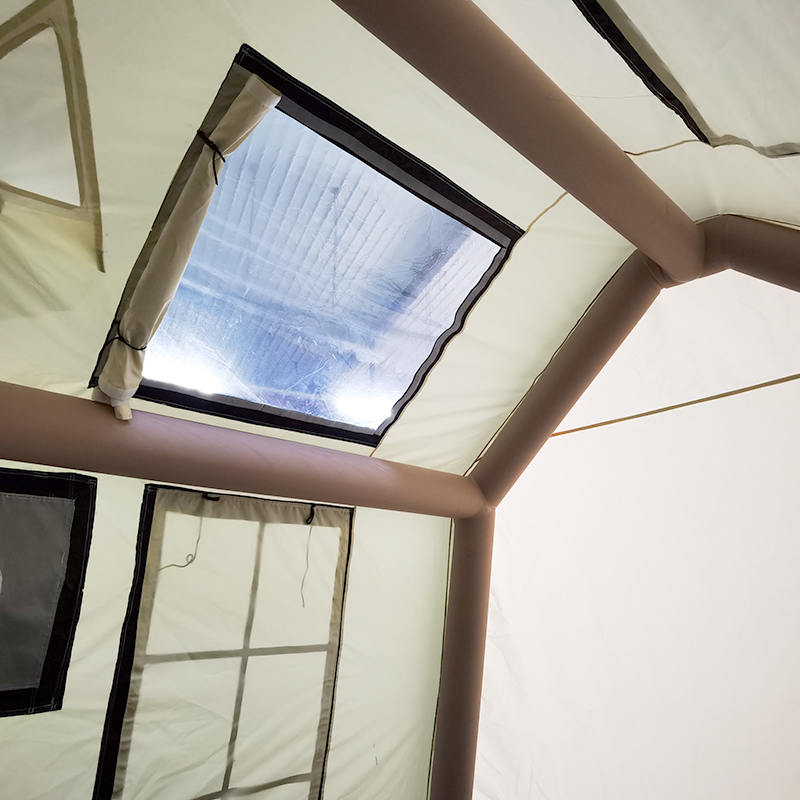 Tente de camping gonflable glamour quatre saisons pour 2 à 4 personnes