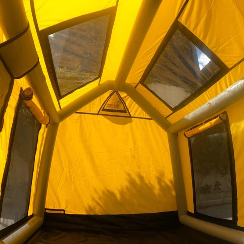 Tente de camping gonflable glamour quatre saisons pour 2 à 4 personnes