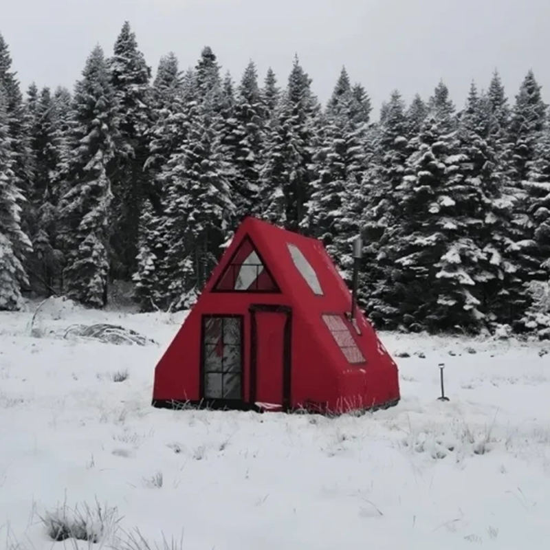 Tente gonflable imperméable à l'air quatre saisons pour 8 à 10 personnes pour le camping