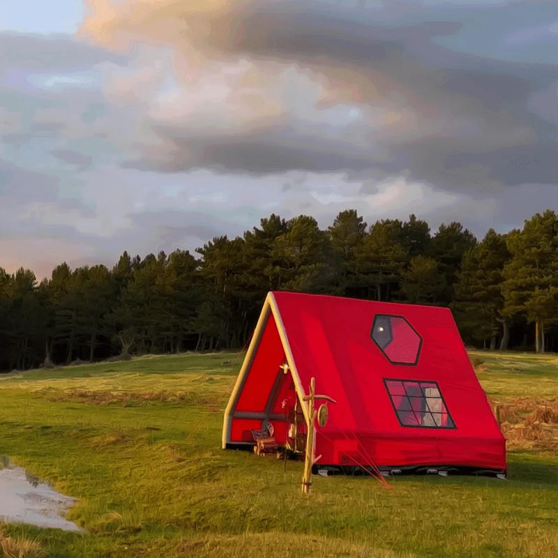 Tente gonflable imperméable à l'air quatre saisons pour 8 à 10 personnes pour le camping