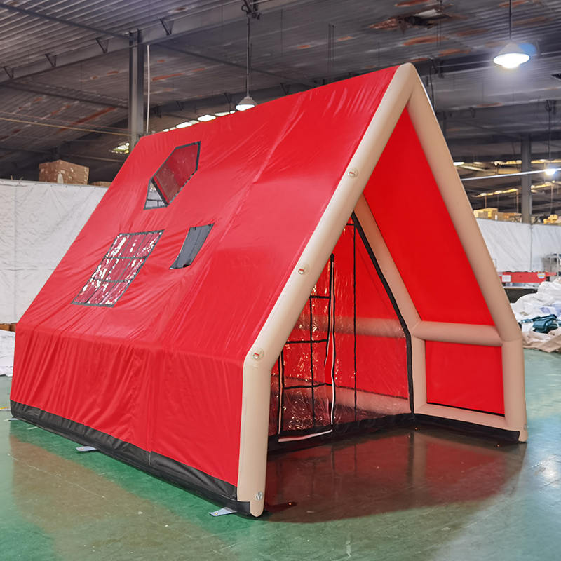 Tente gonflable imperméable à l'air quatre saisons pour 8 à 10 personnes pour le camping