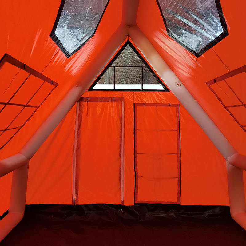 Tente gonflable imperméable à l'air quatre saisons pour 8 à 10 personnes pour le camping