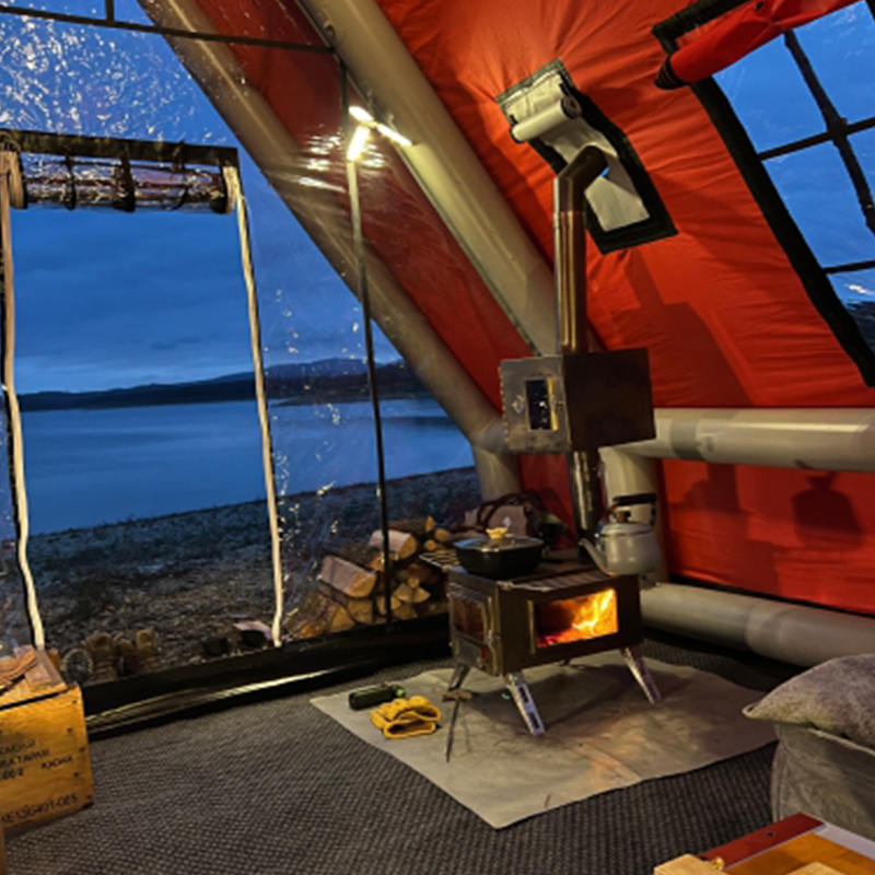 Tente gonflable imperméable à l'air quatre saisons pour 8 à 10 personnes pour le camping